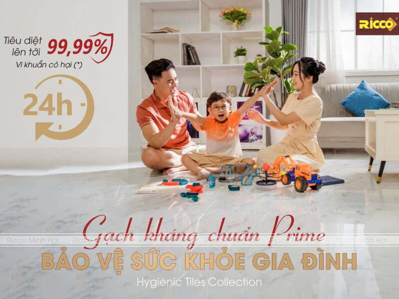 minh hải phân phối gạch kháng khuẩn prime giá tốt tại hải dương